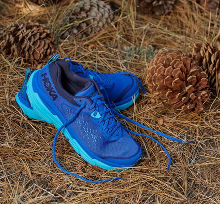 Chaussure Trail Hoka One One Challenger Atr 6 Homme - Bleu - CGK-419803